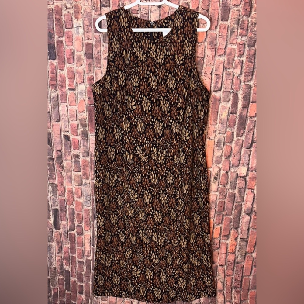 Vintage Westside Clothing Co. Women's Brown black Sleeveless Dress 16W